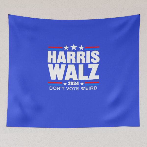 Item preview, "Harris Walz 2024" - Patriotic Campaign T-Shirt designed and sold by SSD-.