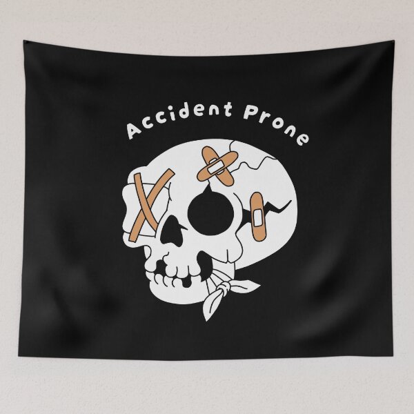 Item preview, Accident Prone Bandage Skull designed and sold by Senisuram.