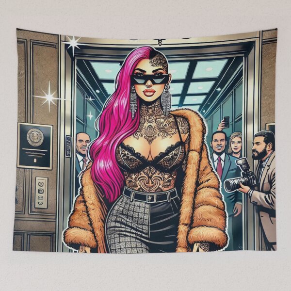Item preview, Tattooed Lady 7 designed and sold by PoloPrintsUK.