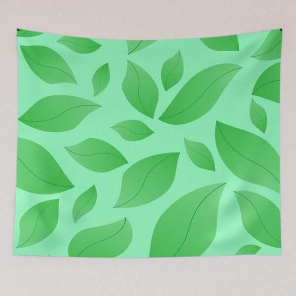 Item preview, Green Leaves with a Green Background designed and sold by OnTheUpswing.