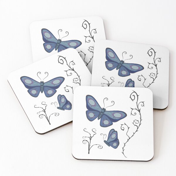 Item preview, Sticker Sheet Corpse Bride - Butterflies & Thorn designed and sold by FoxandRabbit.