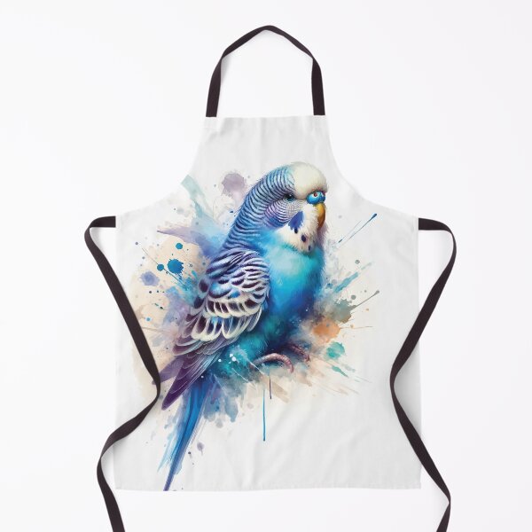 Item preview, Vibrant Blue Budgie Watercolour Splash designed and sold by DecalBox.