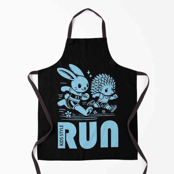 Item preview, Bunny and Hedgehog Racing in a Light Sky Blue Adventure designed and sold by Soulemotion.