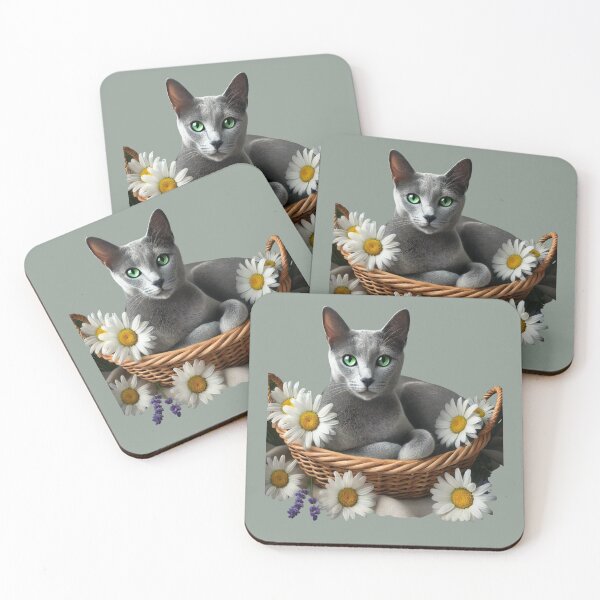 Item preview, My Beautiful Russian Blue Cat designed and sold by LaPaz361.