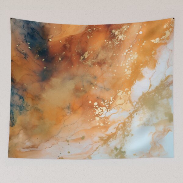 Item preview, Golden Marble Watercolor Painting #1 designed and sold by NatureSight.
