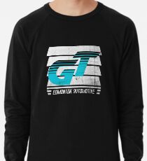 Edmonton Auto - Cyan & White - Slotted Up Lightweight Sweatshirt