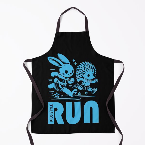 Item preview, Bunny and Hedgehog Racing in a Deep Sky Blue Sprint Adventure designed and sold by Soulemotion.