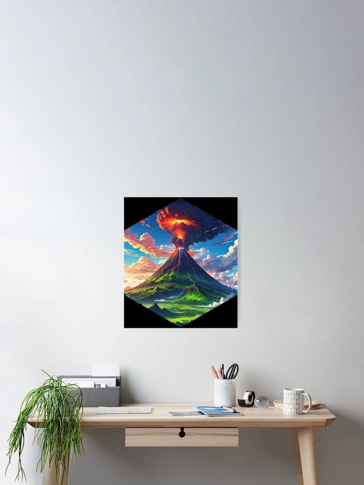 Thumbnail 2 of 3, Poster, Volcano designed and sold by AbsoluteA.