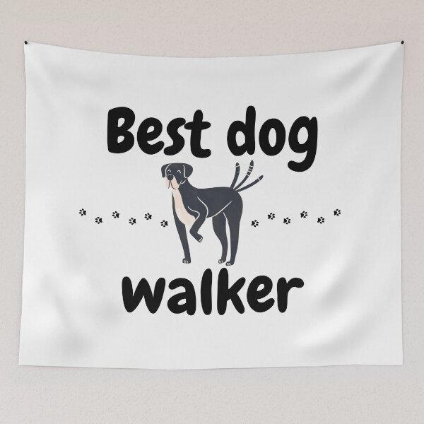Item preview, Best dog walker designed and sold by Merch-Kitsune.