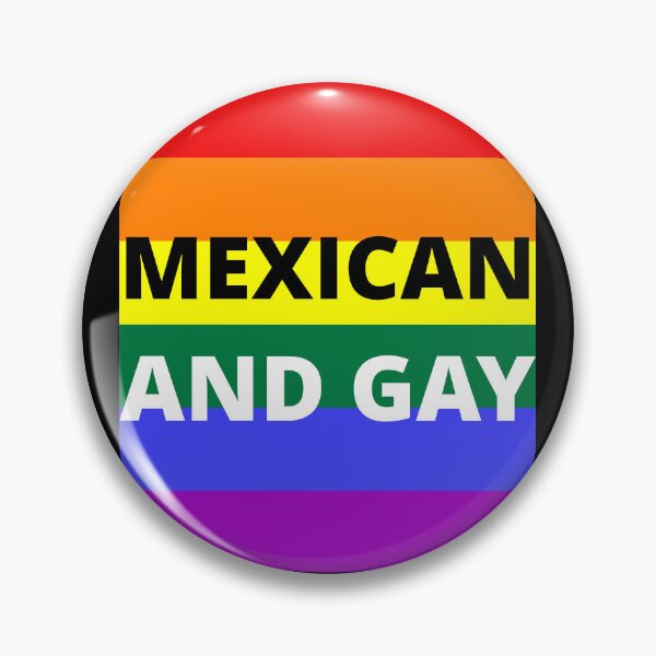 Item preview, MEXICAN AND GAY on rainbow background designed and sold by uniqueitems.