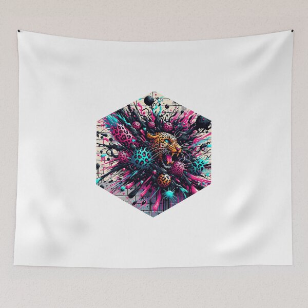 Item preview, Graffiti Leopard designed and sold by AbsoluteA.