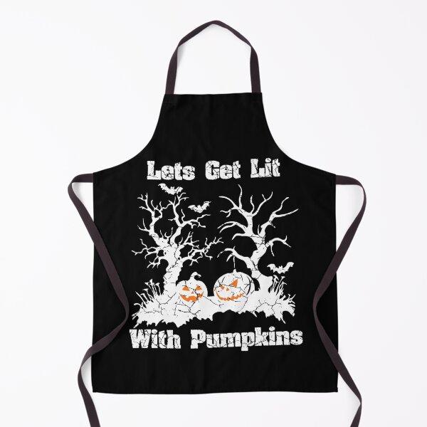 Item preview, Lets Get Lit With Pumpkins (with Black Distressed Lettering) designed and sold by VelvetRoom.
