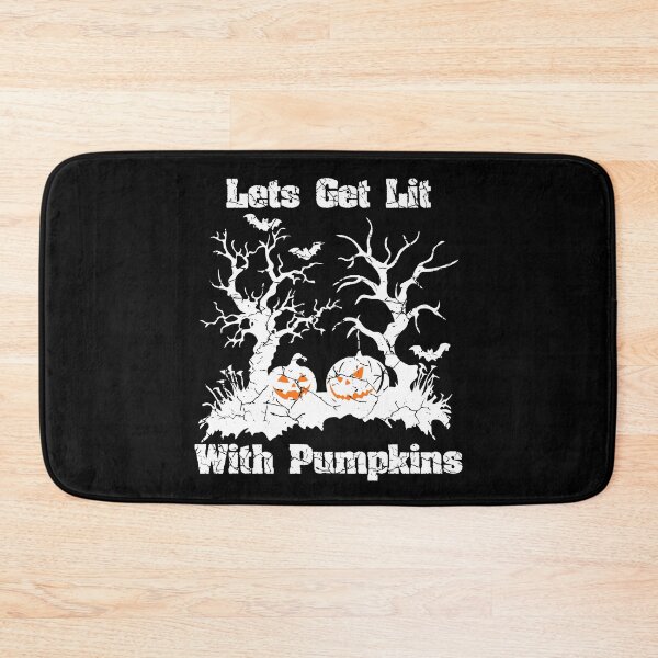 Item preview, Lets Get Lit With Pumpkins (with Black Distressed Lettering) designed and sold by VelvetRoom.
