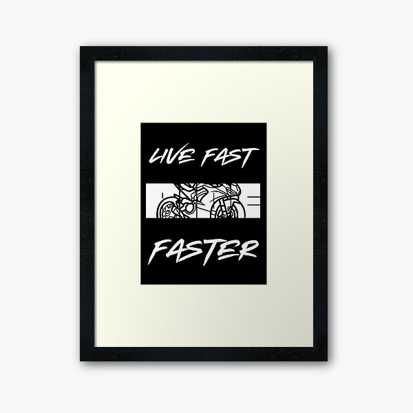 Item preview, Live Fast, Ride Faster designed and sold by mercecom.
