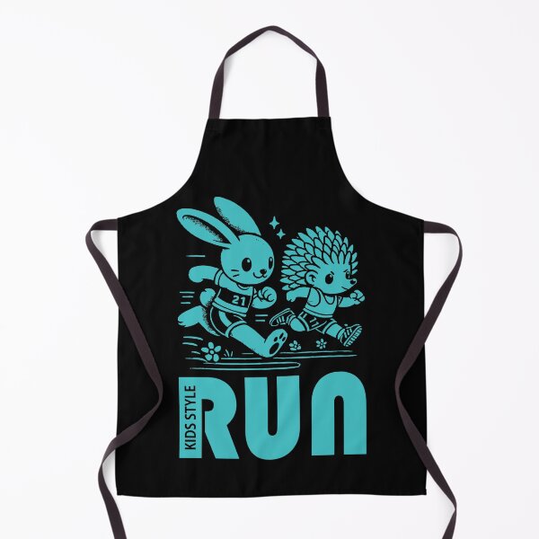 Item preview, Bunny and Hedgehog Race in a Turquoise Sprint Adventure designed and sold by Soulemotion.
