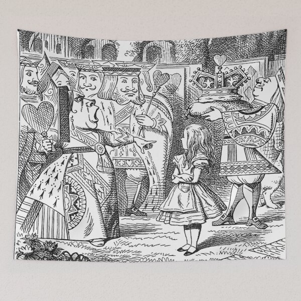 Item preview, Queen of Hearts meet Alice "off with her head!' designed and sold by jamiestarr.