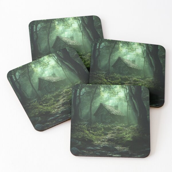 Item preview, Mysterious Forest Hut designed and sold by melikekoc.