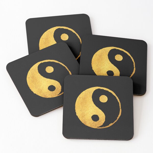 Item preview, Yin Yang Golden Symbol, Zen  designed and sold by Right-UR.