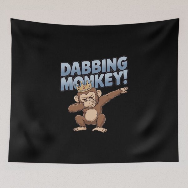 Item preview, Dabbing Monkey! designed and sold by Gentle40Winks.