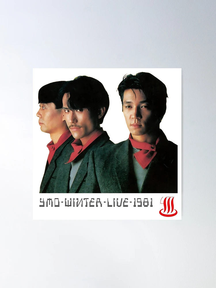 YMO ウインターライブ フライヤー 大阪 YMO Winter Live 1981 - Design based on the Yellow Magic Orchestra