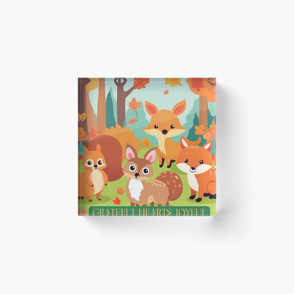 Item preview, Woodland Animals Fall Psalms 107.1 designed and sold by GTrendClothing.