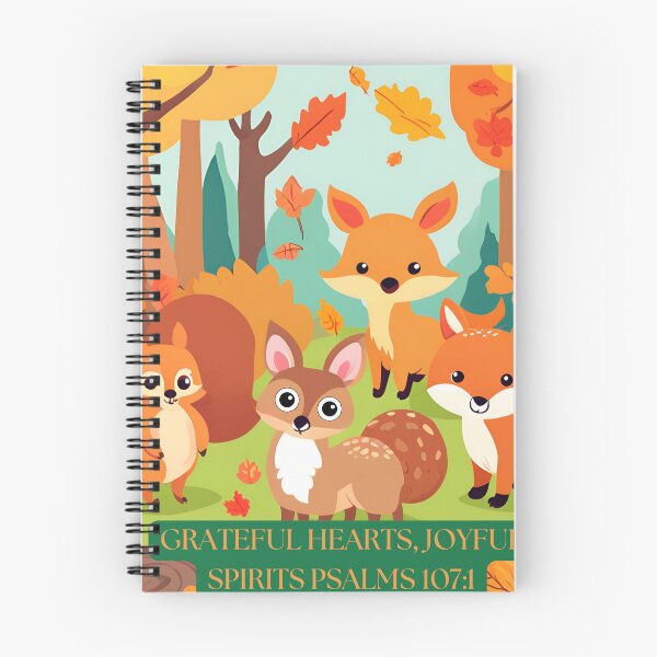 Item preview, Woodland Animals Fall Psalms 107.1 designed and sold by GTrendClothing.