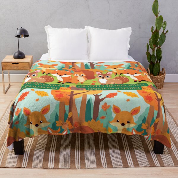 Item preview, Woodland Animals Fall Psalms 107.1 designed and sold by GTrendClothing.
