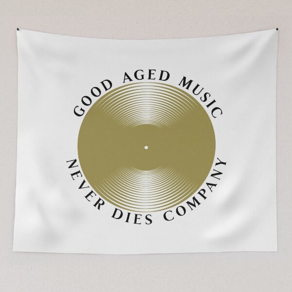 Item preview, Good aged music never dies company designed and sold by Wit & Wear Company.