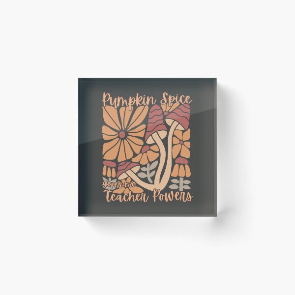 Item preview, Pumpkins Gives Me Teacher Powers Boho Flowers Halloween Pumpkins Fall Festival designed and sold by SunfullyYours.