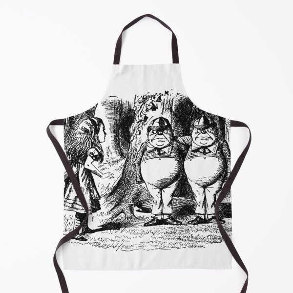 Item preview, Tweedle Dee and Tweedle Dum meet Alice on the road. designed and sold by jamiestarr.