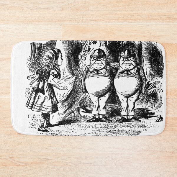 Item preview, Tweedle Dee and Tweedle Dum  meet Alice on the road. designed and sold by jamiestarr.