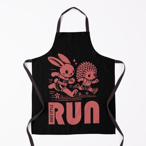 Item preview, Bunny and Hedgehog Kids Fun Sprint in Indian Red designed and sold by Soulemotion.