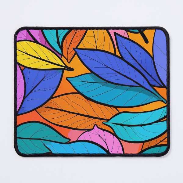 Item preview, Vivid Colourful Leaves Pattern designed and sold by ArtComixHaven.