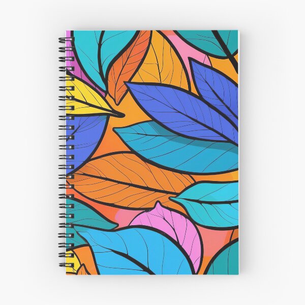 Item preview, Vivid Colourful Leaves Pattern designed and sold by ArtComixHaven.