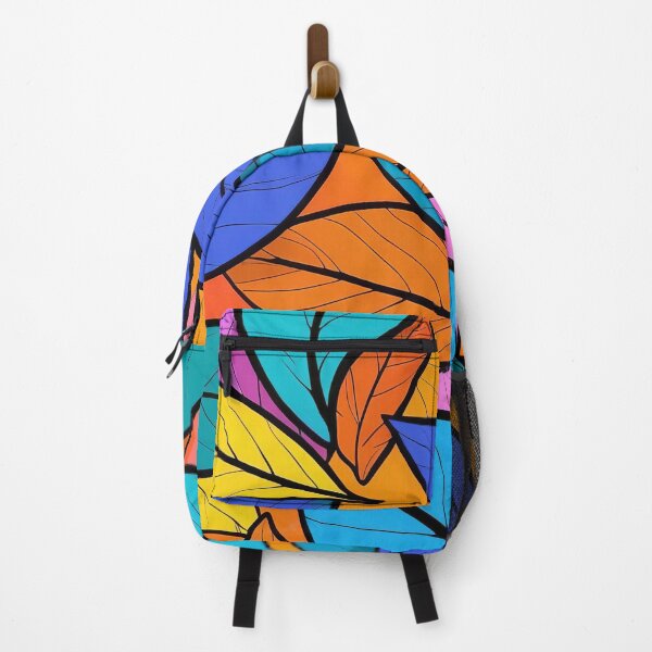 Item preview, Vivid Colourful Leaves Pattern designed and sold by ArtComixHaven.