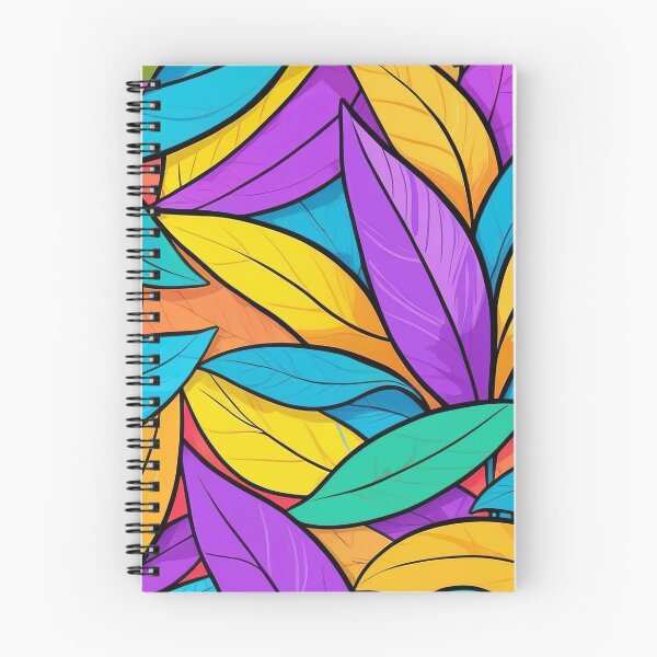 Item preview, Multicoloured Leaves Pattern designed and sold by ArtComixHaven.