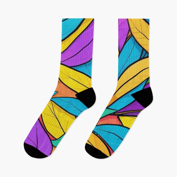 Item preview, Multicoloured Leaves Pattern designed and sold by ArtComixHaven.