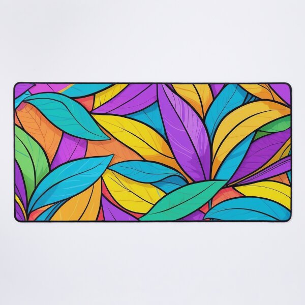 Item preview, Multicoloured Leaves Pattern designed and sold by ArtComixHaven.