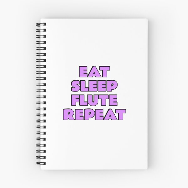 Item preview, Eat Sleep Flute Repeat flutist designed and sold by Inspirationmotivation.