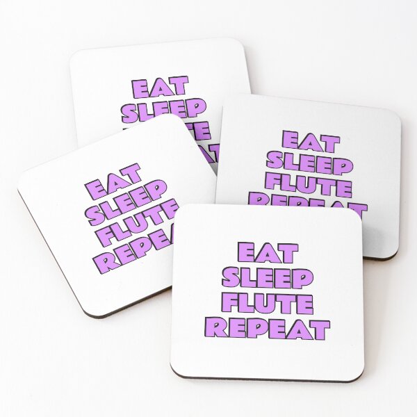 Item preview, Eat Sleep Flute Repeat flutist designed and sold by Inspirationmotivation.