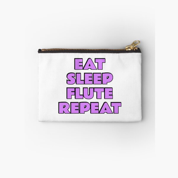 Item preview, Eat Sleep Flute Repeat flutist designed and sold by Inspirationmotivation.