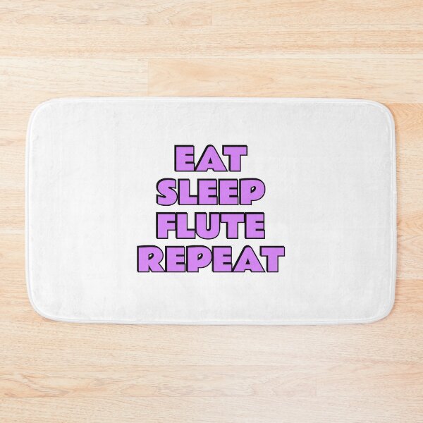 Item preview, Eat Sleep Flute Repeat flutist designed and sold by Inspirationmotivation.