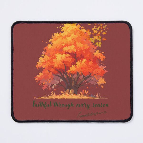 Item preview, Fall leaves Tree faithfullness Lamentations 3.22-23 designed and sold by GTrendClothing.