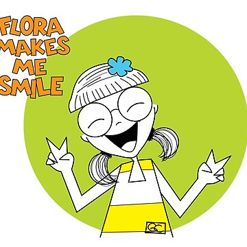 Artwork thumbnail, FLORA MAKES ME SMILE - CHOOSE HAPPY by ThePencilCircle