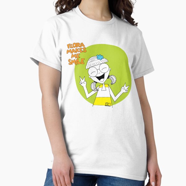 FLORA MAKES ME SMILE - CHOOSE HAPPY Classic T-Shirt