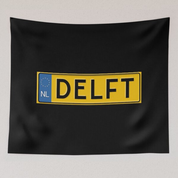 Item preview, Delft License Plate (Kenteken) designed and sold by FutureTraveller.