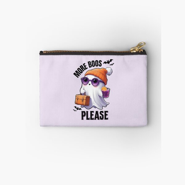 Item preview, More Boos, please Halloween ghost drinking a cocktail design  designed and sold by InspireGlow.