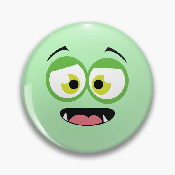 Item preview, Funny green eyed monster face  designed and sold by esullivan.