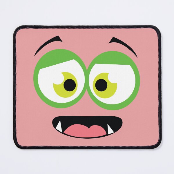 Item preview, Funny green eyed monster face  designed and sold by esullivan.