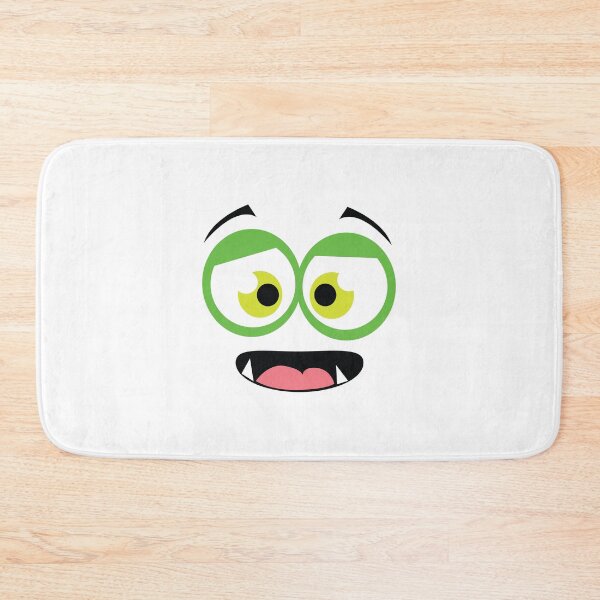 Item preview, Funny green eyed monster face  designed and sold by esullivan.